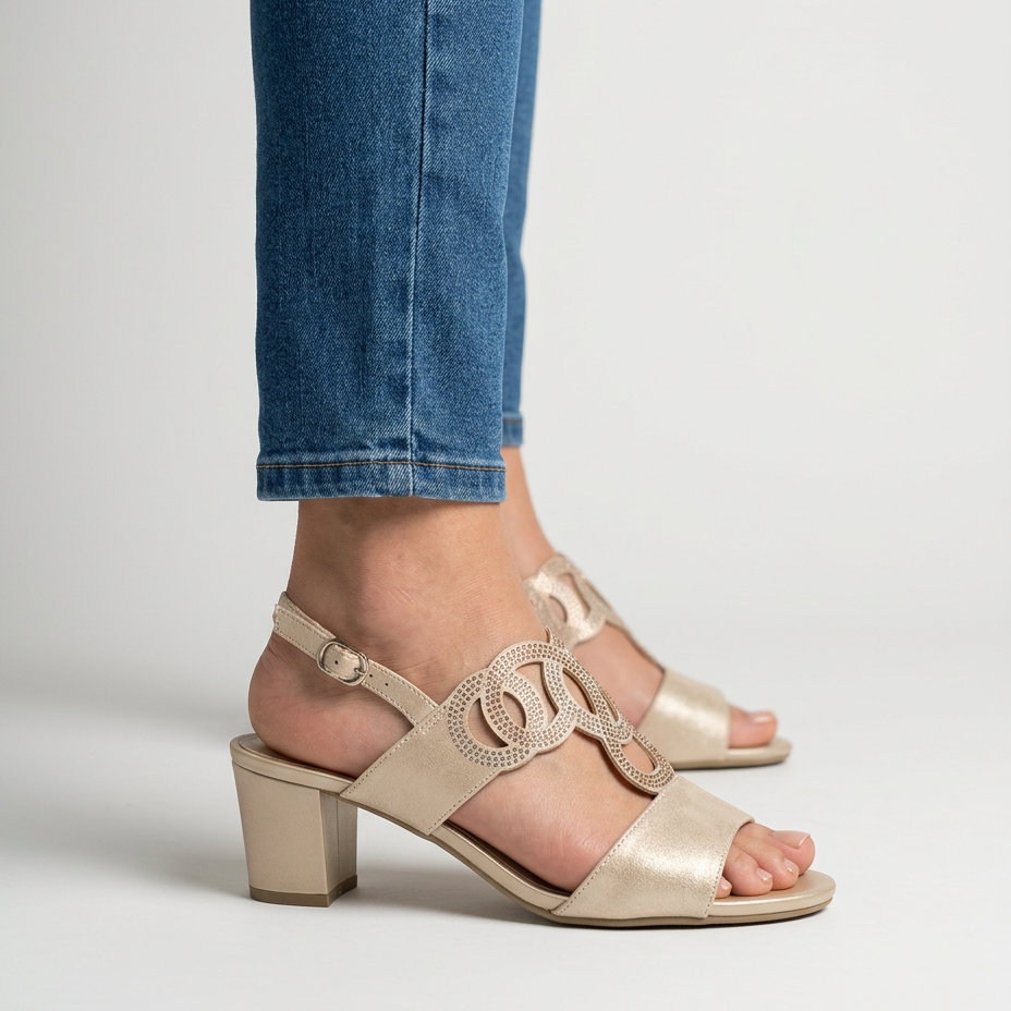 Gea - Comfortable Women's Heeled Sandal