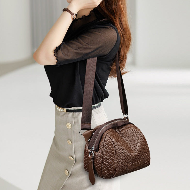 Soleil - Chic Lightweight Woven Crossbody Bag