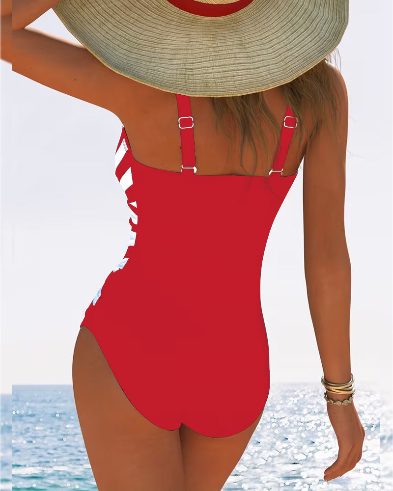 Florence | Striped Swimsuit