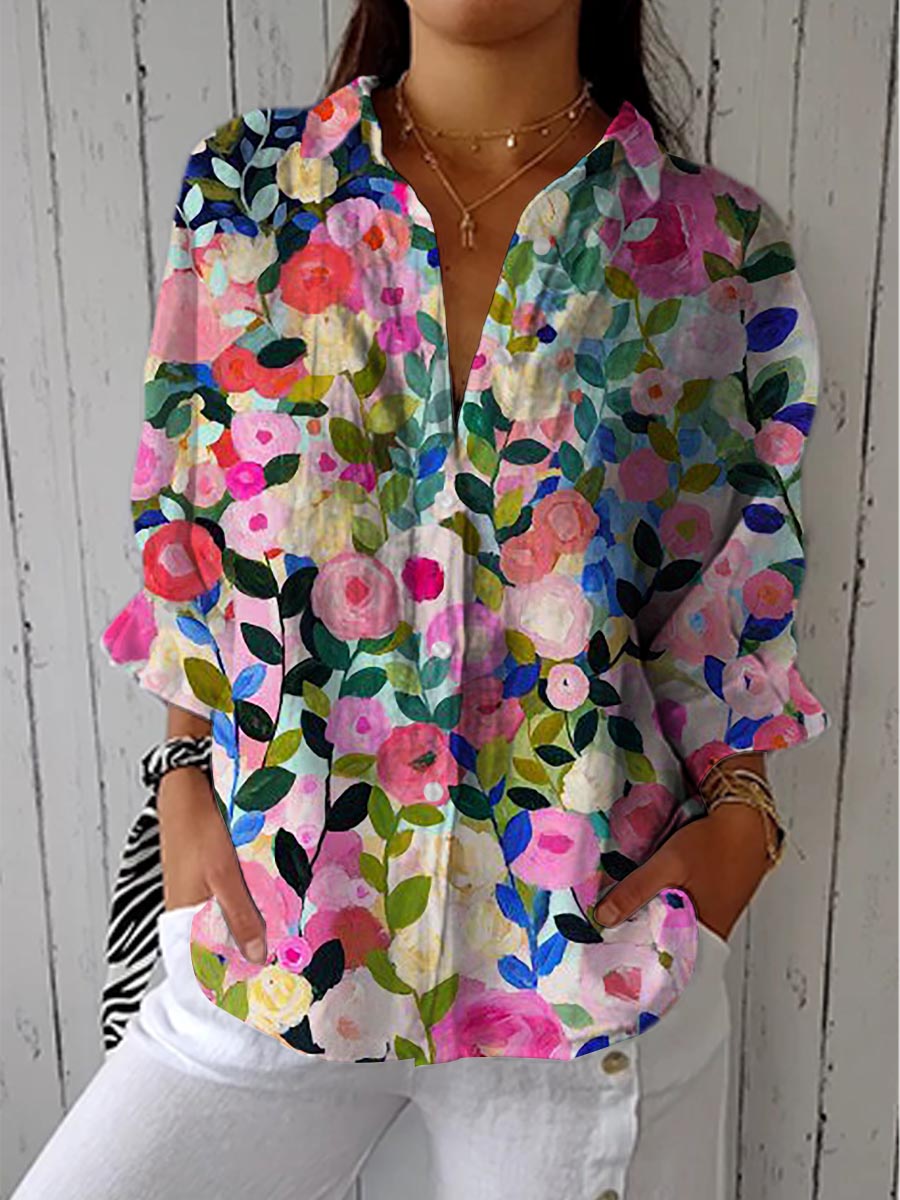 Frida | Floral Print Blouse