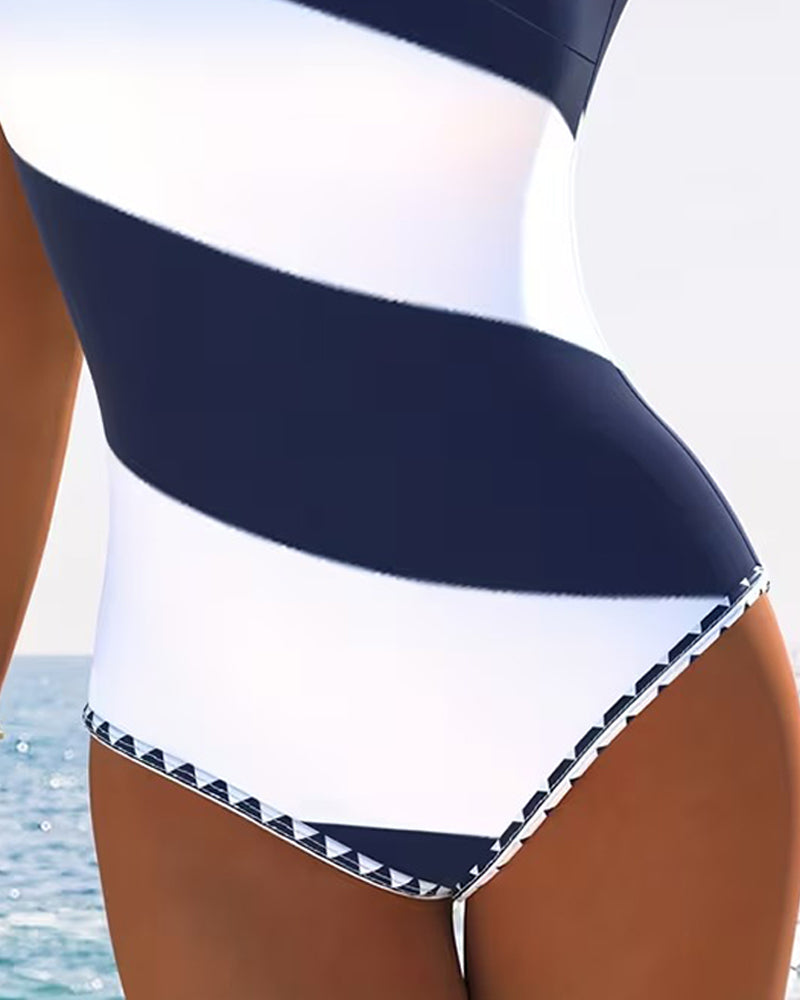 Isabella | Striped Swimsuit