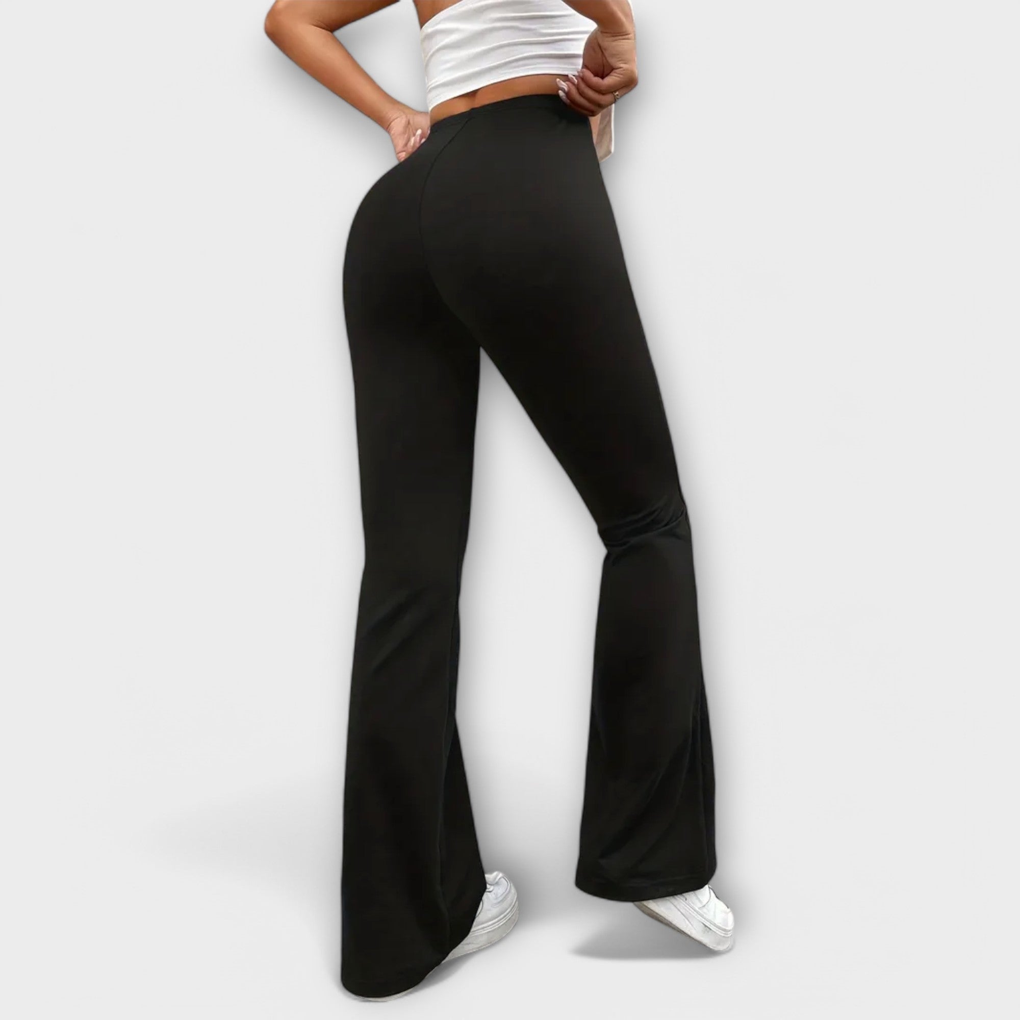 Serena - Relaxed Flared Leg Trousers