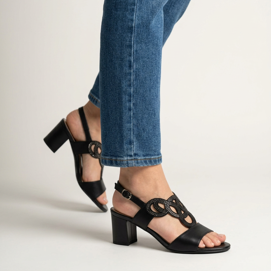 Gea - Comfortable Women's Heeled Sandal