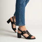 Gea - Comfortable Women's Heeled Sandal