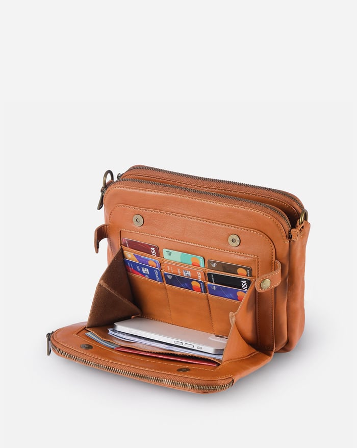 Jovie - Elegant Three-Layer Crossbody Bag