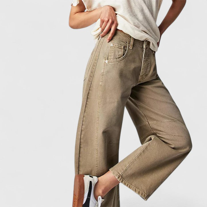 Rain | Comfortable Wide Leg Trousers