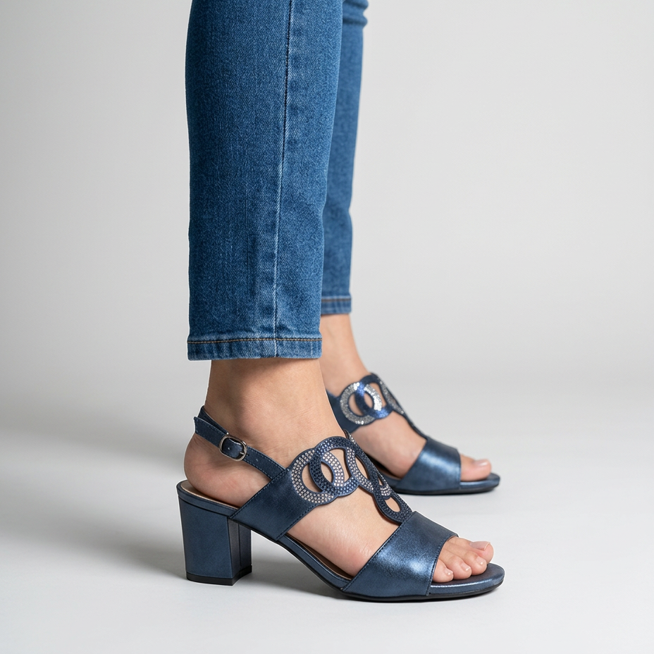 Gea - Comfortable Women's Heeled Sandal