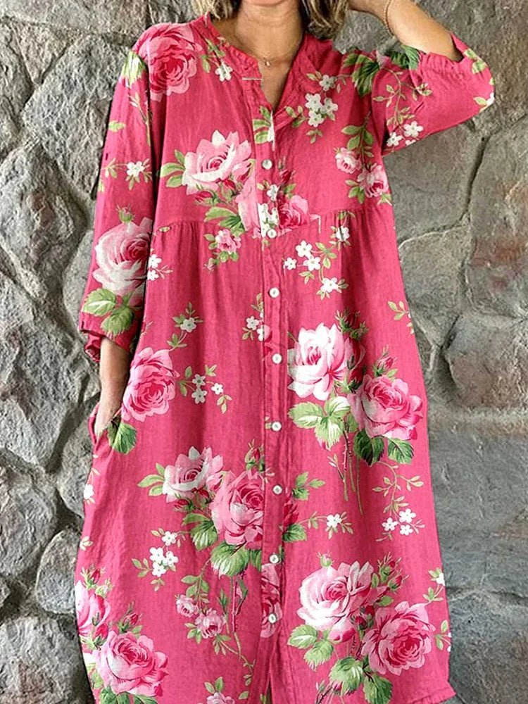 Maddie | Artistic Floral Dress