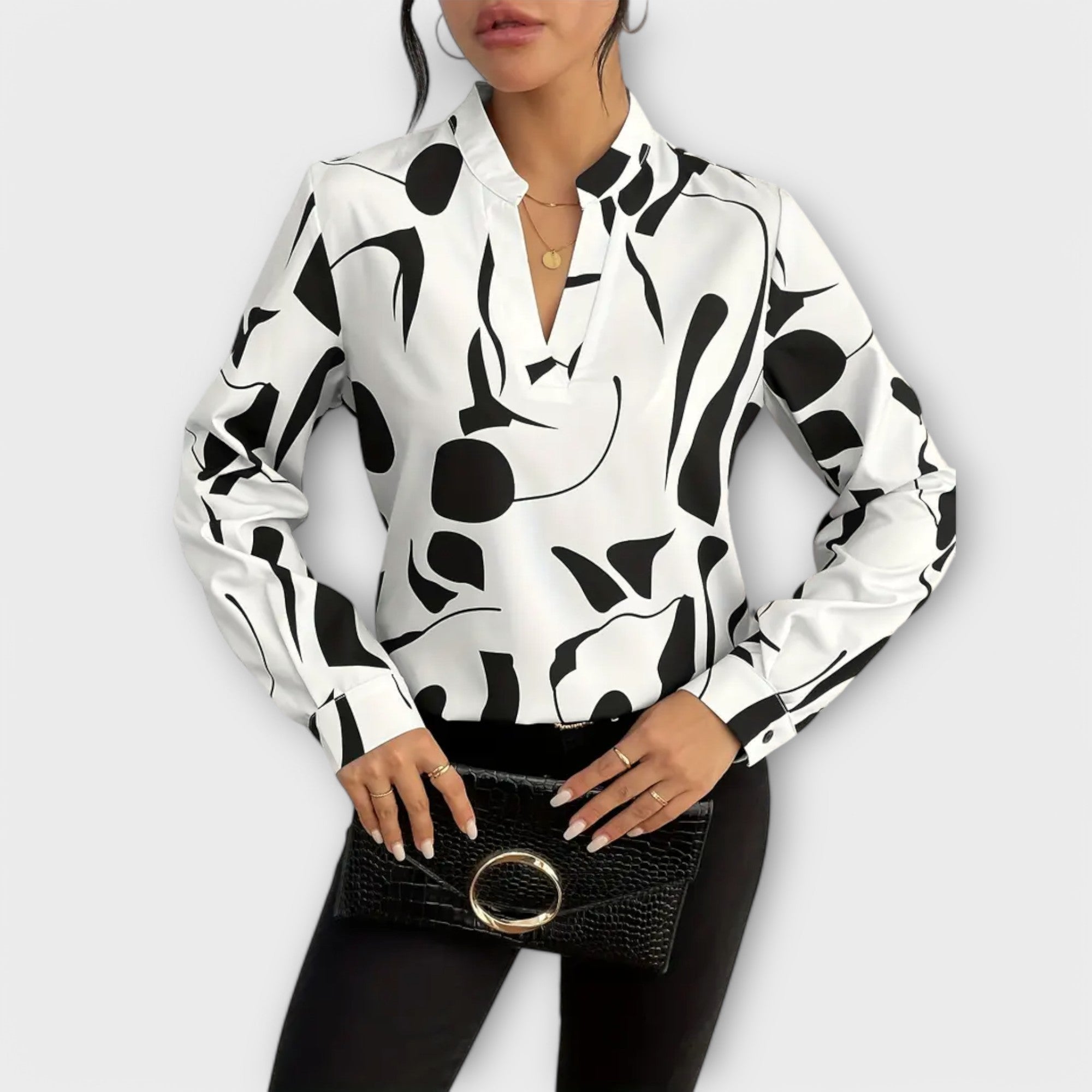 Lara | Elegant Printed Blouse