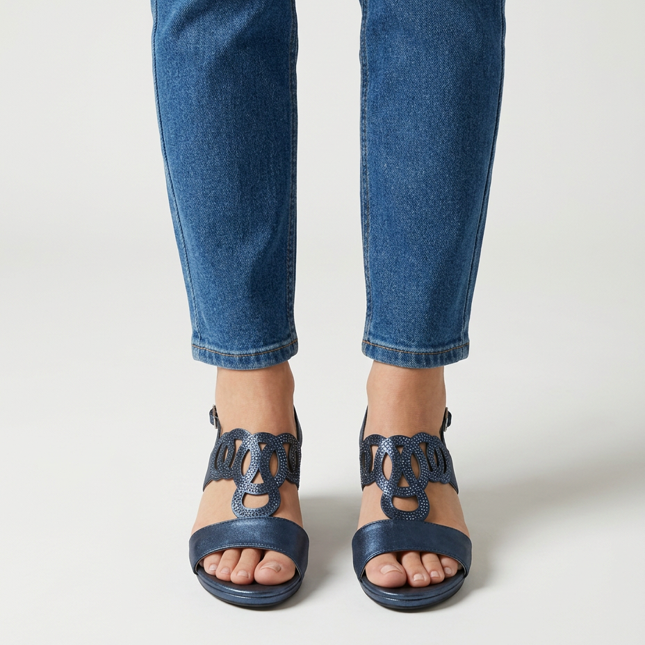 Gea - Comfortable Women's Heeled Sandal