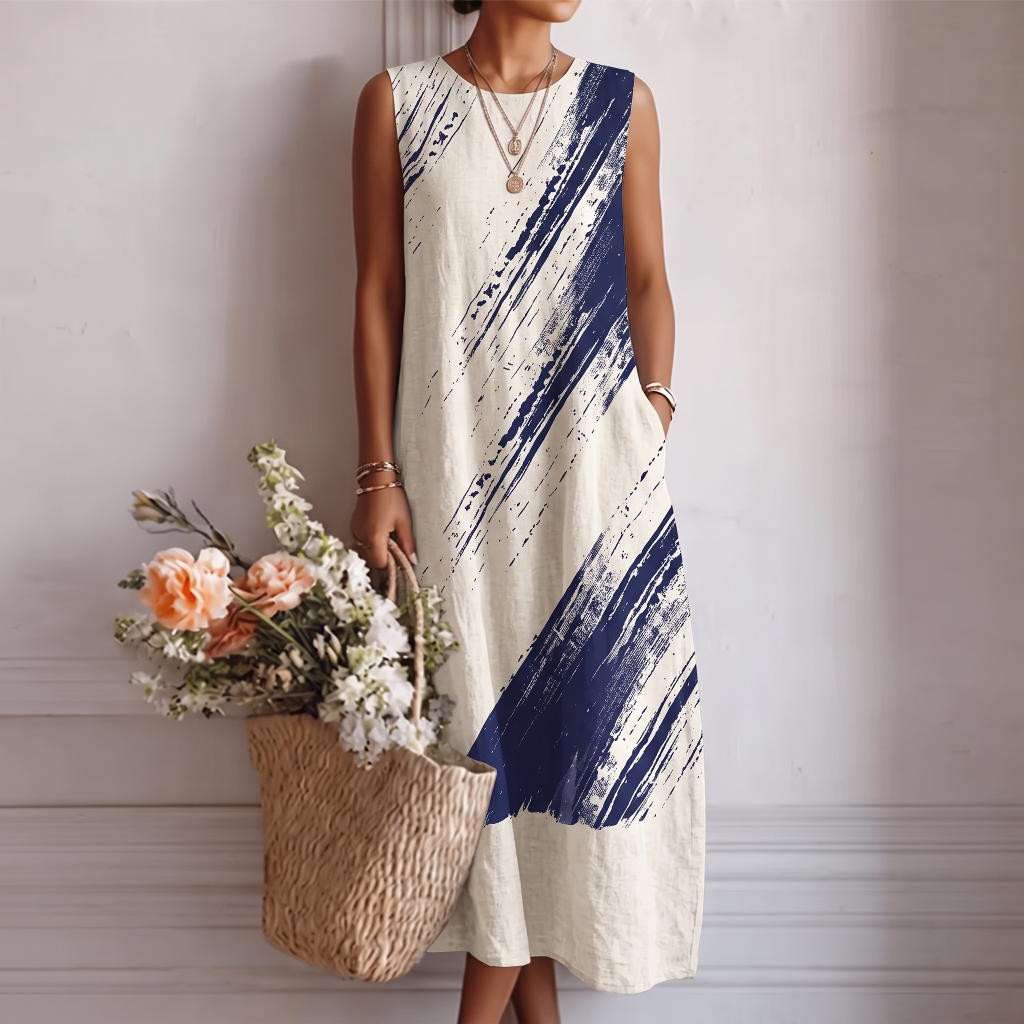 Elin™ | Elegant Everyday Midi Dress