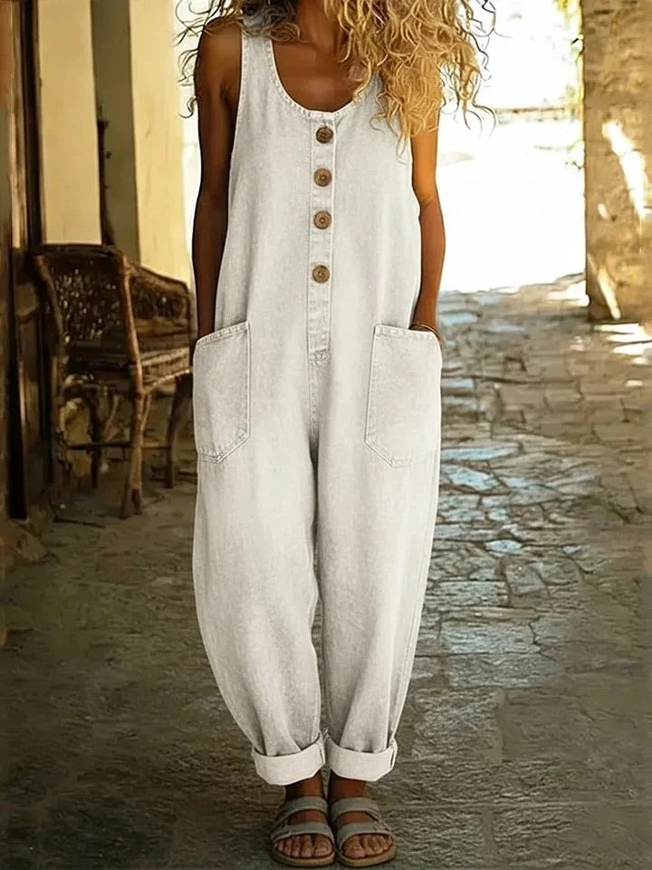 Lora™ | Vintage-Style Jumpsuit
