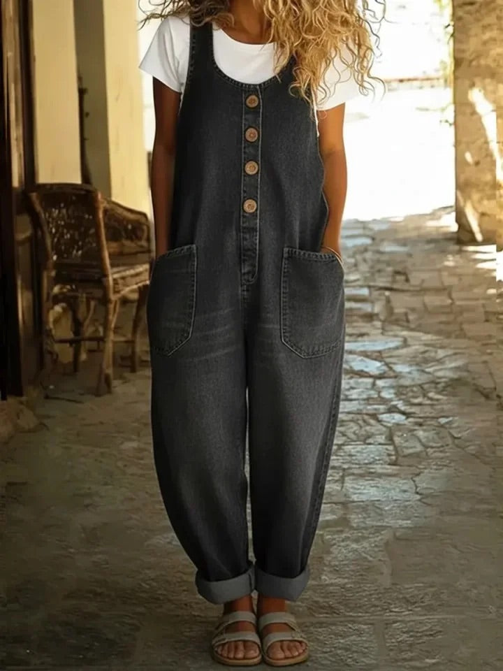 Lora™ | Vintage-Style Jumpsuit